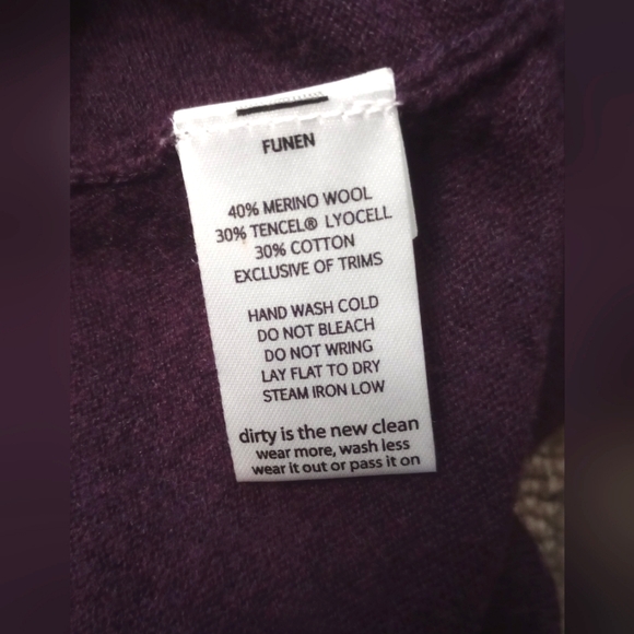 Horny Toad Merino Wool Blend Cross back Sweater - Picture 6 of 10